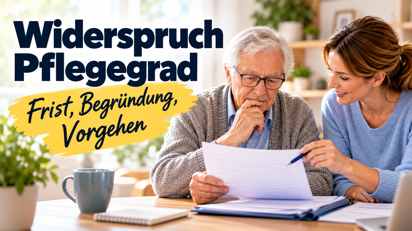 Pflegegrad-Widerspruch 2026: Frist & Vorgehen