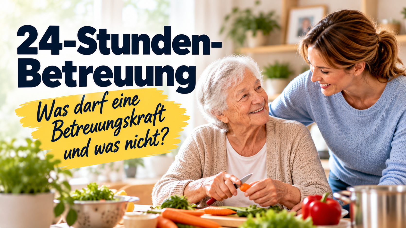 24-Stunden-Betreuung: Was Betreuungskräfte dürfen