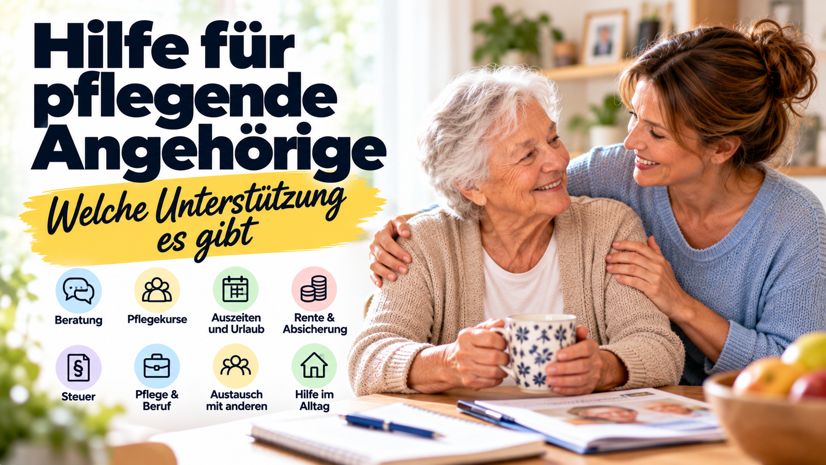 Pflegende Angehörige 2026: Hilfe & Entlastung